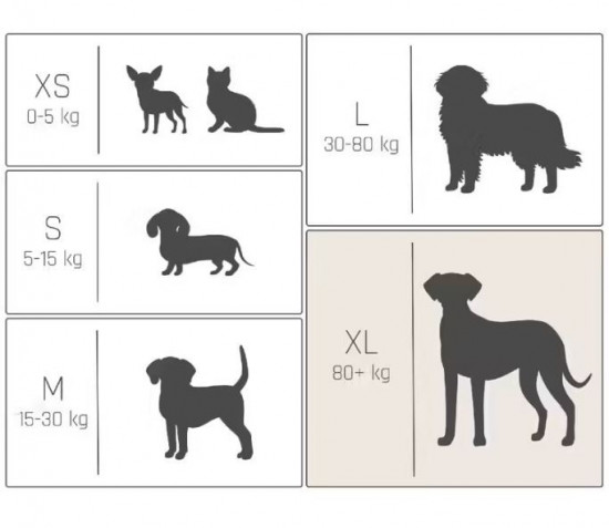 Látkový pelíšek pro psa DOG BOX, 70 x 110 x 10 cm, růžový-28277