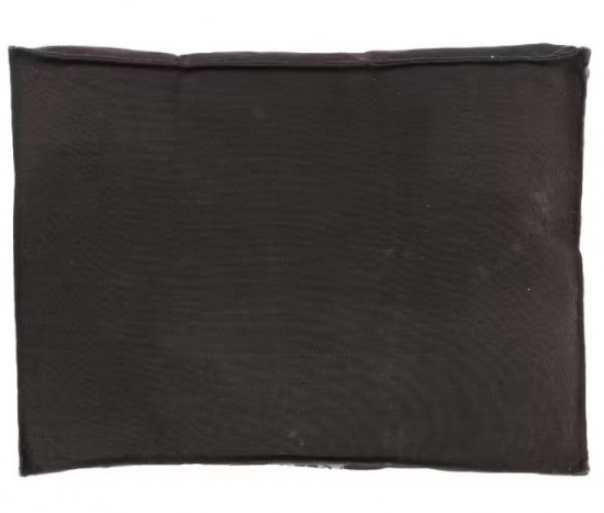 Látkový pelíšek pro psa N-STITCH, 75 x 55 x 10 cm, černý-28321