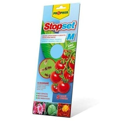Lepové desky proti třásněnkám, Propher STOPSET, modré, balení 5 ks
