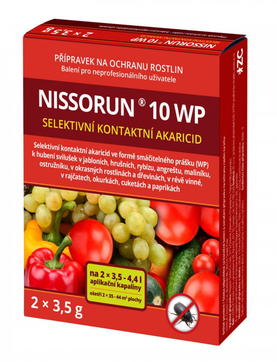 Likvidátor svilušek, NISSORUN 10 WP, balení 2 x 3.5 g