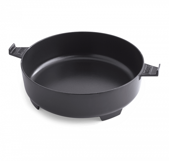 Litinový hrnec 2v1 pro grilovací rošty Weber Gourmet BBQ, objem 6,8 l-6910