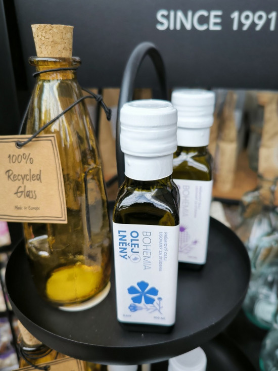 Lněný olej, Bohemia olej, Raw kvalita, 100 ml-29087