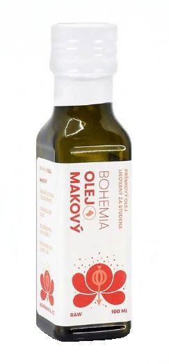 Makový olej, Bohemia olej, Raw kvalita, 100 ml