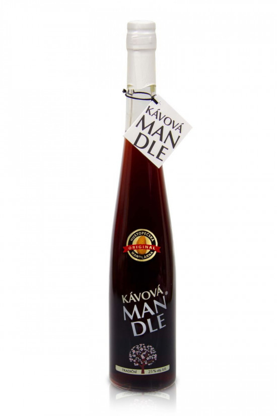 Mandlový likér, Hustopečská mandlárna Kávová mandle 25% obj., 0.5 l