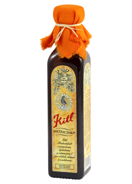 Medicinální bylinný sirup, Kitl Meducínka, bez cukru, 250 ml