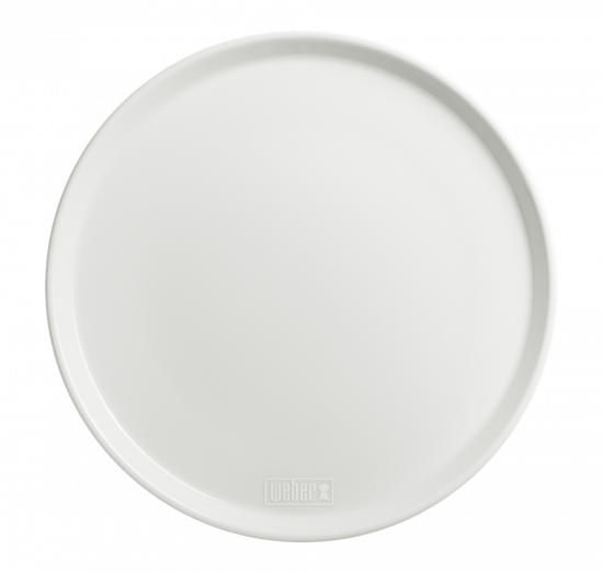 Mělký talíř Weber, průměr 27.5 cm, bílý, 2 ks
