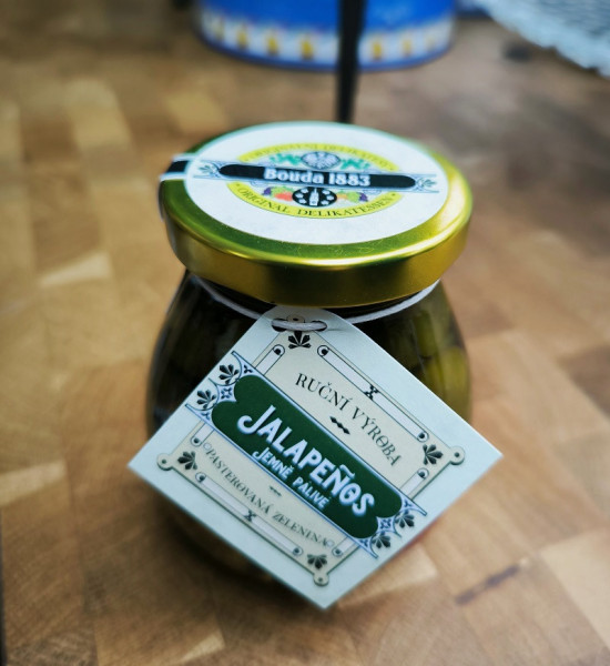 Nakládané feferonky Jalapenos, Bouda 1883, 230 g-29073