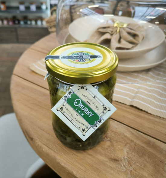 Nakládané okurky, Bouda 1883, 540 g-29687