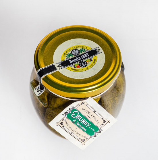Nakládané okurky s feferonkou, Bouda 1883, 310 g-23236