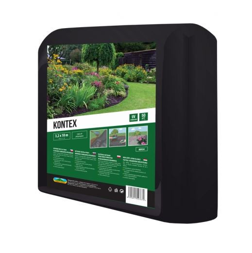 Netkaná textilie mulčovací, Nohel Garden KONTEXT, rozměr 3.2 x 10 m, černá