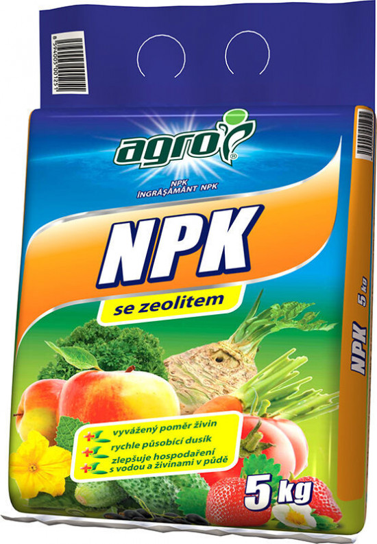 NPK se zeolitem, Agro, balení 5 kg