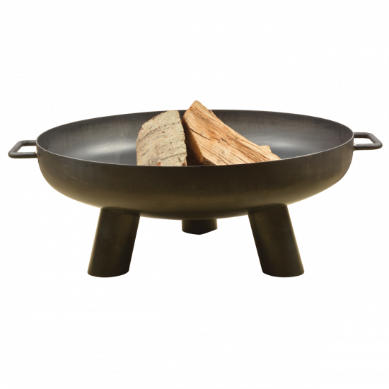 Ocelové kulaté ohniště Esschert Design, průměr 60 cm, černé
