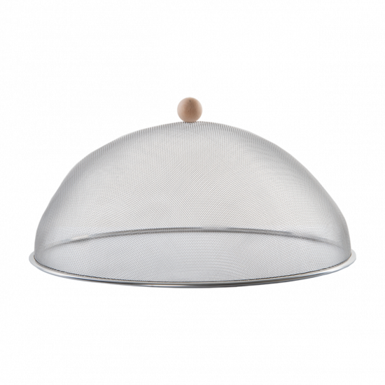 Ochranný poklop na potraviny, Esschert Design, průměr 43 cm, stříbrný