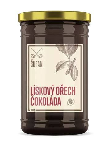 Ořechové máslo, Šufan Lískový ořech - čokoláda, 1000 g