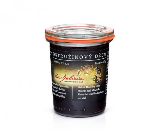 Ostružinový džem bez semínek, Via Delicia, 175 g-25247