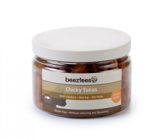 Pamlsek pro kočky s tuňákem a kuřecím, CHICKY TUNAS, 90 g