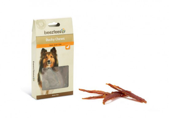 Pamlsek pro psy s kachním masem, DUCKY CHEWS, 90 g-27959
