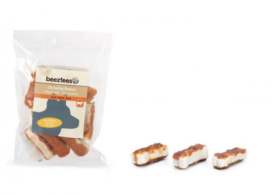 Pamlsek pro psy s kuřecím, CHEWING BONES, balení 12 ks-27987