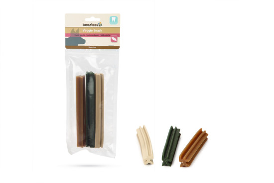 Pamlsek pro psy se zeleninou, VEGGIE STICK MIX, 18 cm, balení 3 ks-29486