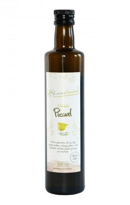 Panenský olivový olej Picual, Lozano Červenka, 500 ml