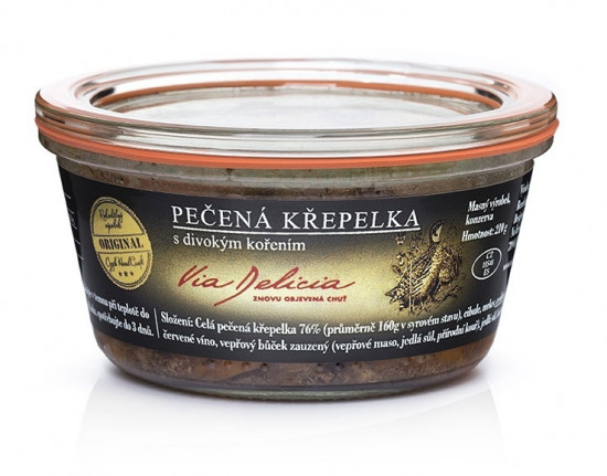 Pečená křepelka s divokým kořením, Via Delicia, bez lepku, 210 g-5333