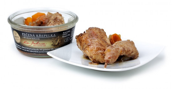 Pečená křepelka s divokým kořením, Via Delicia, bez lepku, 210 g-5334