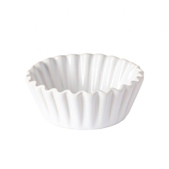 Pečící forma na muffin, BAKEWARE, keramická, průměr 13 cm, bílá