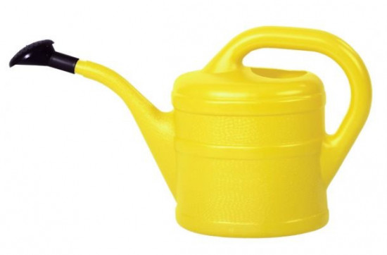 Plastová konev s kropítkem, Geli, objem 2 l, žlutá