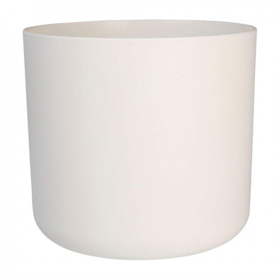 Plastový obal na květináč elho B.FOR SOFT, průměr 14 cm, bílý