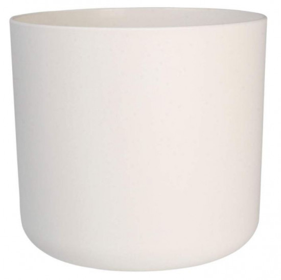Plastový obal na květináč elho B.FOR SOFT, průměr 18 cm, bílý