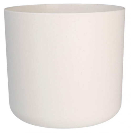 Plastový obal na květináč elho B.FOR SOFT, průměr 30 cm, bílý