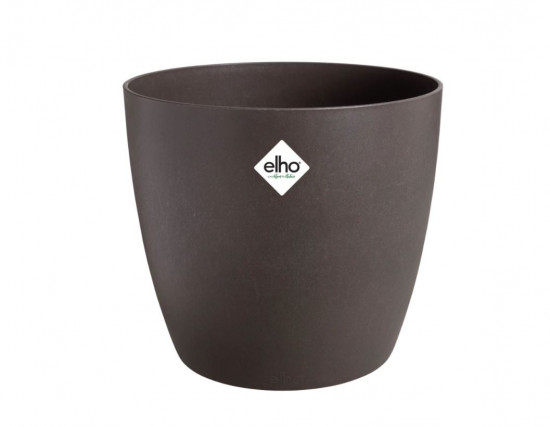 Plastový obal na květináč elho THE COFFEE COLLECTION, průměr 13 cm, hnědá