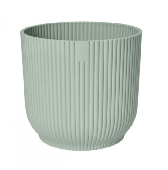 Plastový obal na květináč elho VIBES FOLD, průměr 14 cm, světle zelený