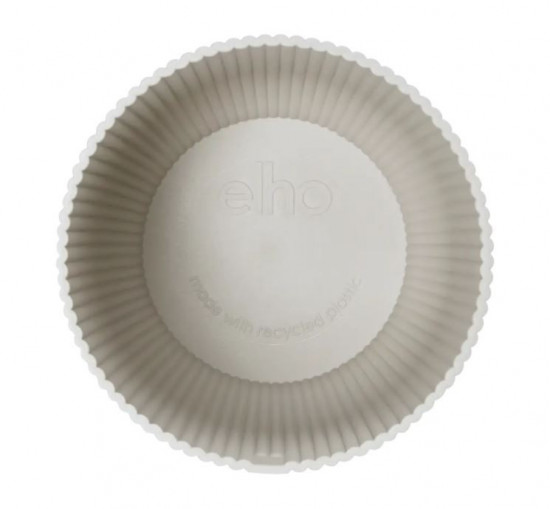 Plastový obal na květináč elho VIBES FOLD, průměr 18 cm, bílý-20591
