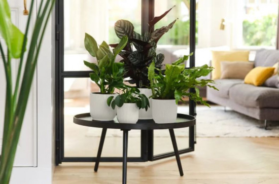 Plastový obal na květináč elho VIBES FOLD, průměr 18 cm, bílý-20593