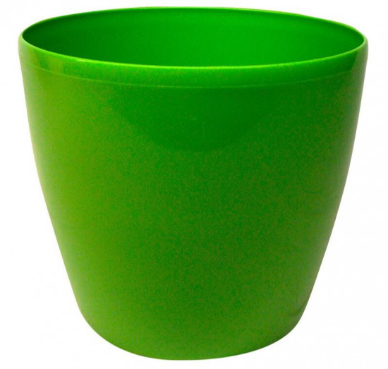 Plastový obal na květináč MAGNOLIA, průměr 10 cm, zelený