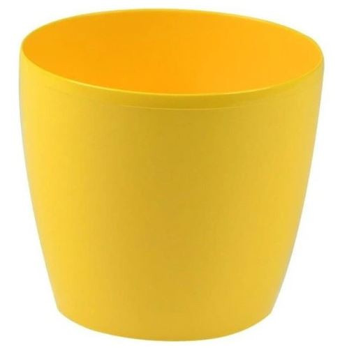 Plastový obal na květináč MAGNOLIA, průměr 25 cm, žlutý