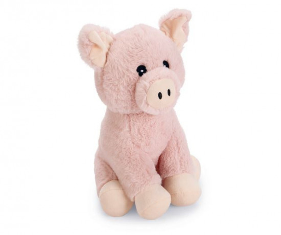 Plyšová hračka pro psy, prase Gino, růžová, 25 cm