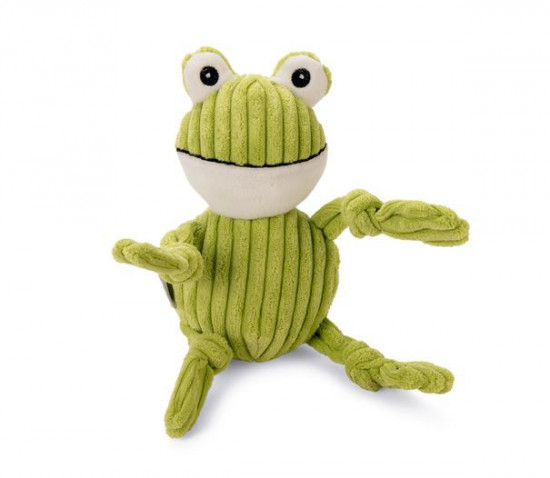 Plyšová hračka pro psy, žába Froggi, zelená, 30 cm