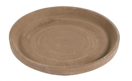 Podmiska pod květináč Mica STAN, průměr 16 cm, šedo - hnědá