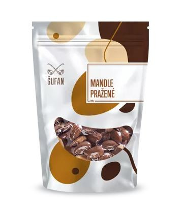 Pražené ořechy, Šufan Mandle, sáček, 200 g