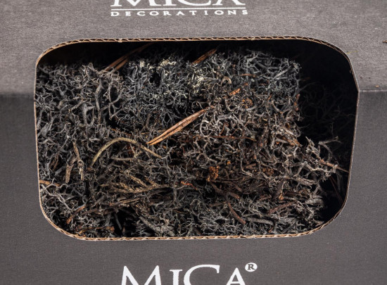 Preparovaný lišejník, Mica, 50 g, černá-20195
