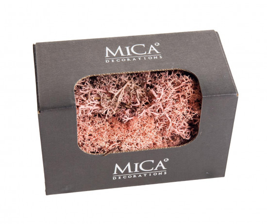 Preparovaný lišejník, Mica, 50 g, lososová-20190
