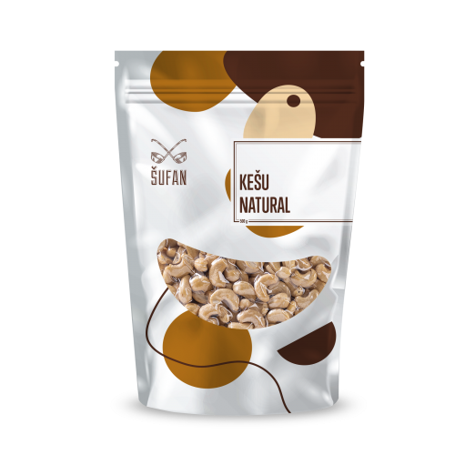 Přírodní ořechy, Šufan Kešu Natural, sáček, 200 g