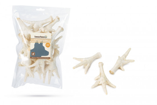 Pufované kuřecí pařátky pro psy, 200 g-29535