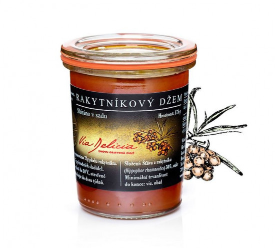 Rakytníkový džem, Via Delicia, 175 g