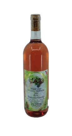 Růžové polosuché víno, Vinařství Josef Valihrach Rosé Svatovavřinecké 2020 mladé, 10.5% obj., 0.75 l