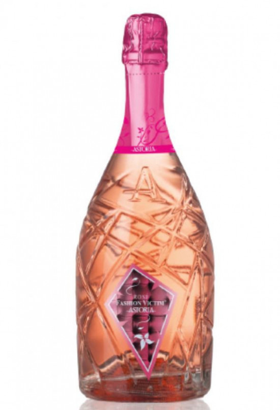 Růžové šumivé víno, extra suché, Astoria Fashion Victim, 11 % obj., 0,75 l