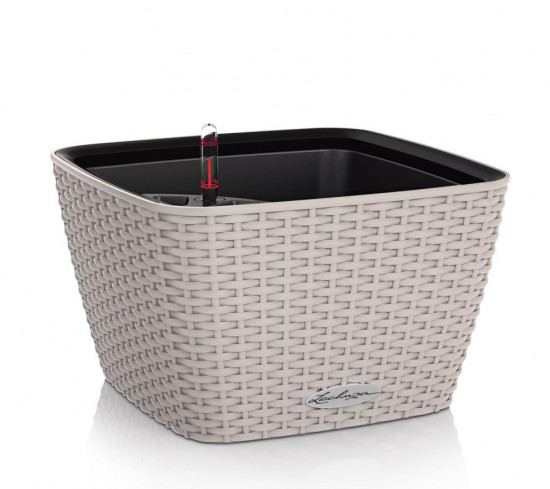 Samozavlažovací květináč Lechuza BACINO Cottage 30, komplet set, pískový
