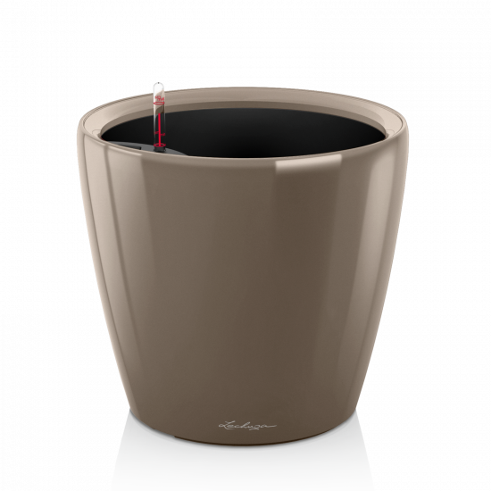 Samozavlažovací květináč Lechuza CLASSICO LS 21, komplet set, taupe